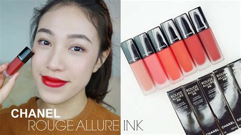 chanel rouge allure ink 2018 color|chanel rouge ink review.